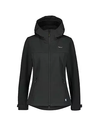 MERU | Giacca softshell da donna Toulouse con cappuccio | schwarz
